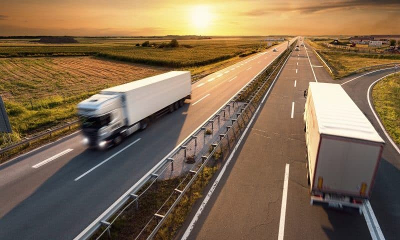 two trucks