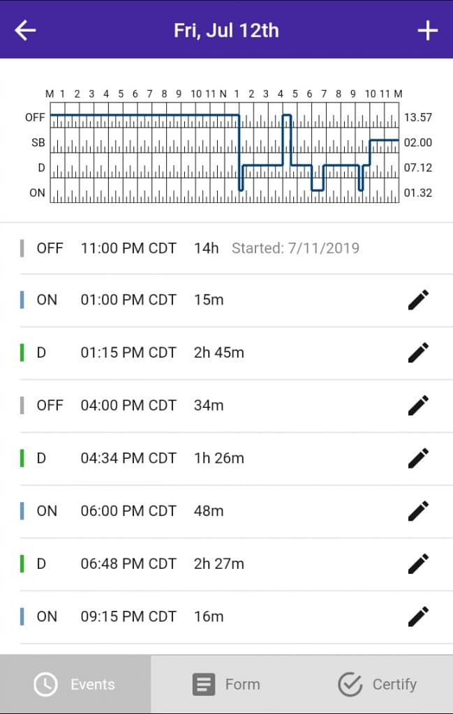 HOS 247 fleet management app