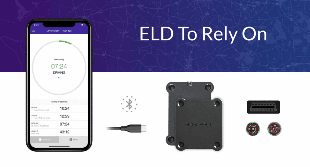 HOS247 new ELD device