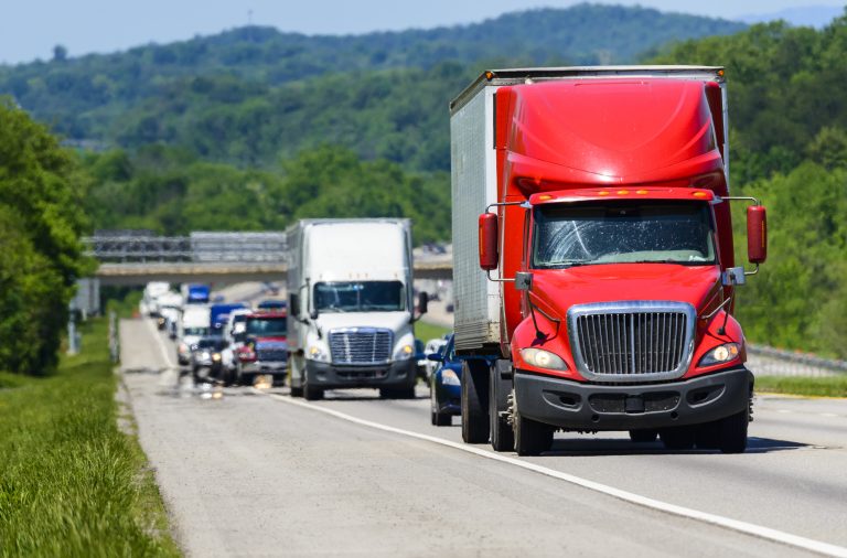 fleet of trucks