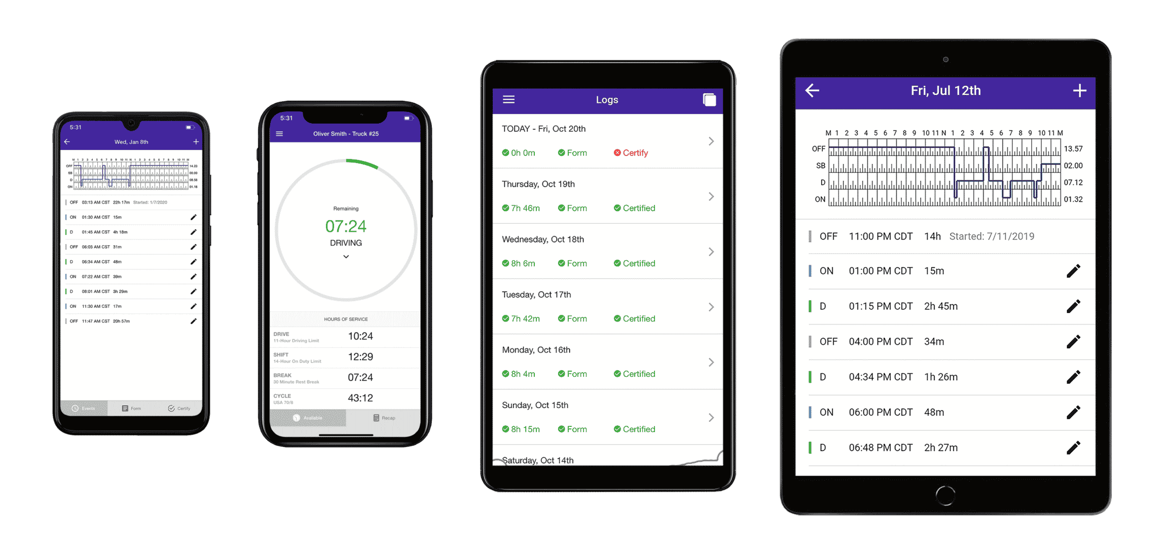 HOS 247 ELD apps