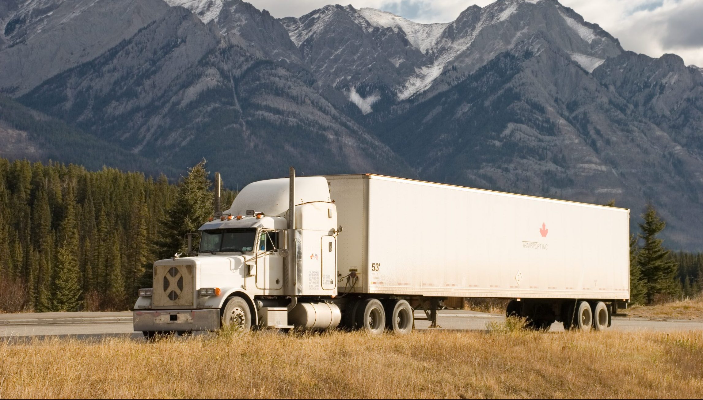 truck in the mountains