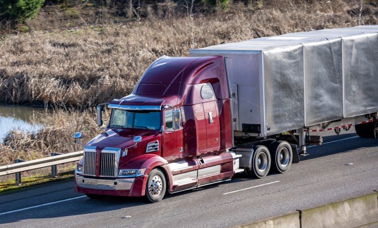 classic big rig truck