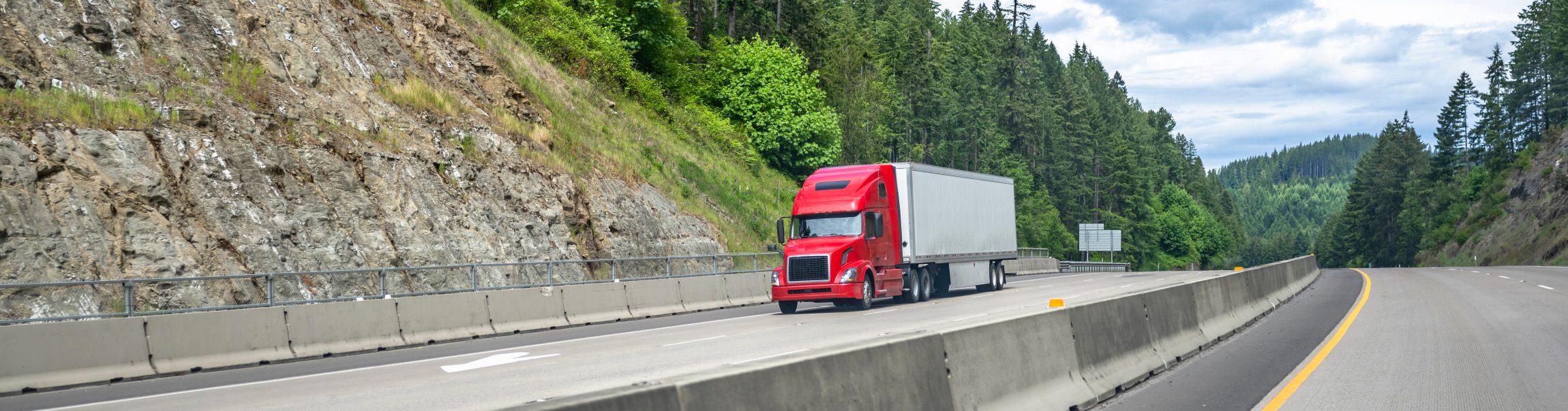 long haul industrial semi truck