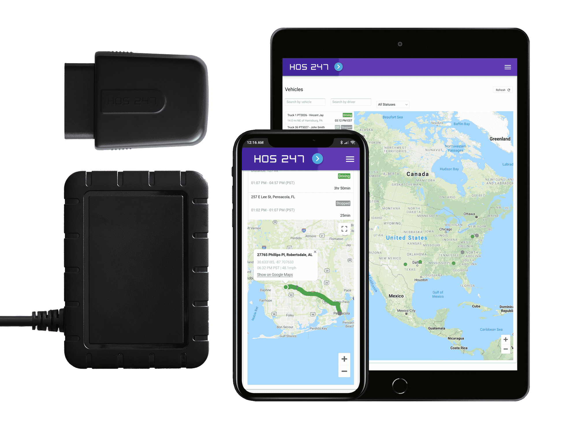 HOS247 gps tracker