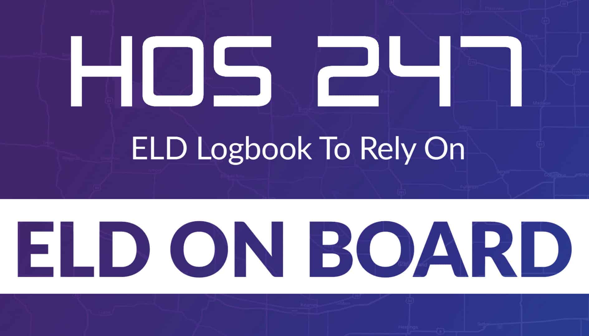 ELD Electronic Logging Device ELD Mandate HOS Rules and Responsibilities