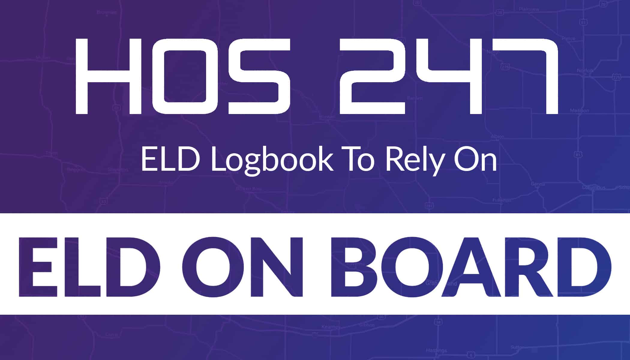 ELD Electronic Logging Device: ELD Mandate HOS Rules and Responsibilities