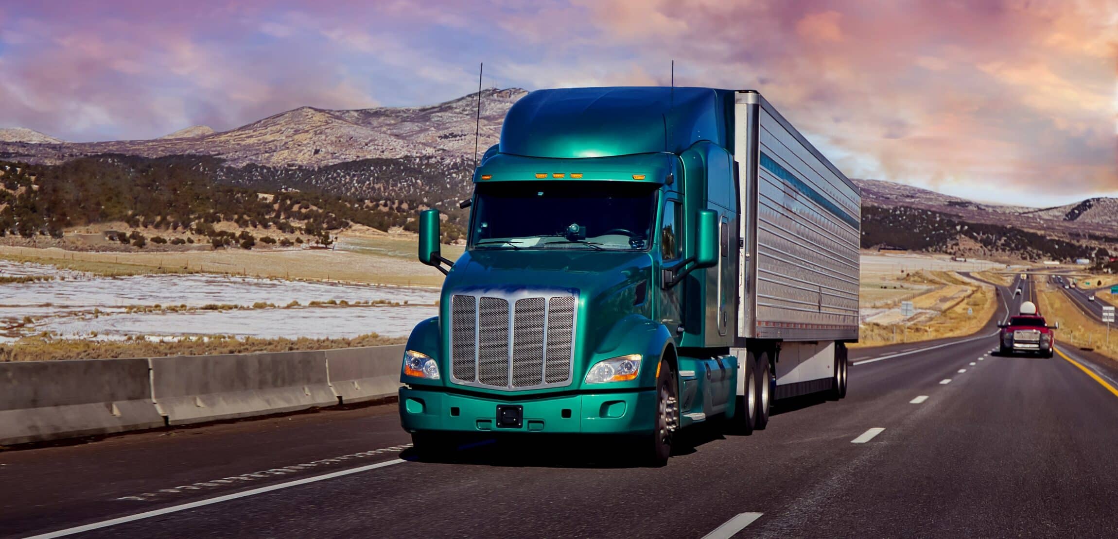 Semi Trucks on the Highway