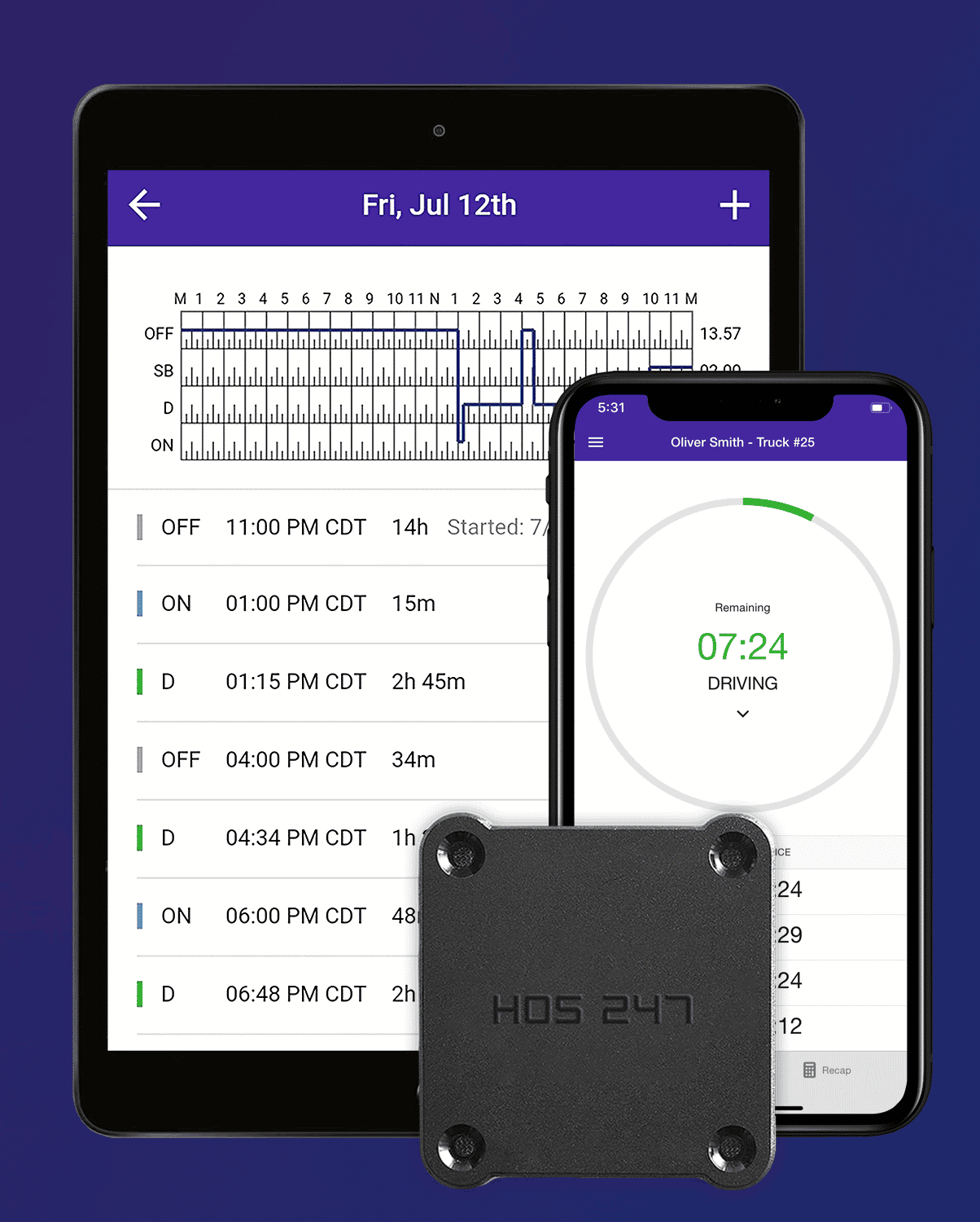 HOS247 FMCSA elog app