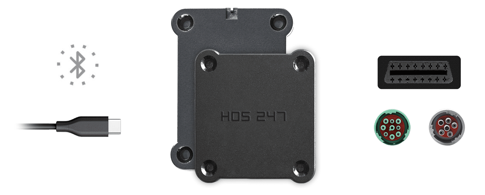 HOS247 gps fleet tracking device