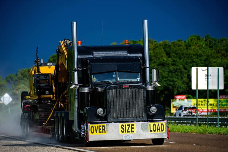 Truck with GPS