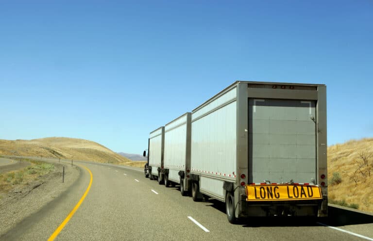 long load semi truck