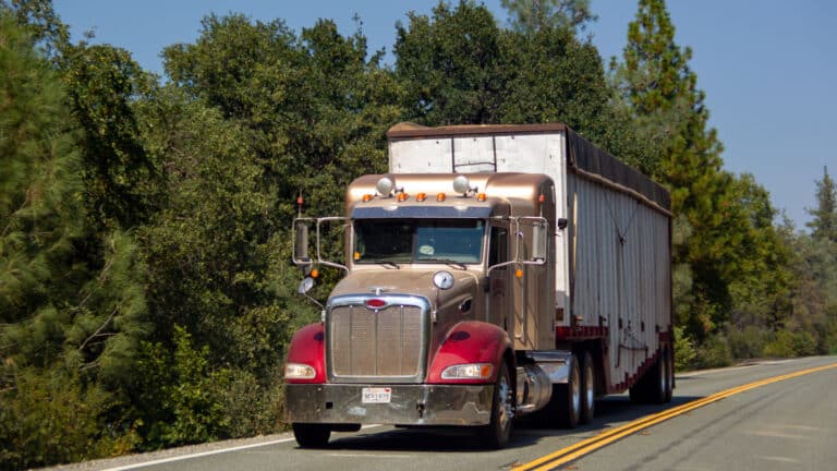 truck on highway