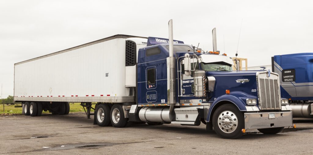 Classic Kenworth semi truck