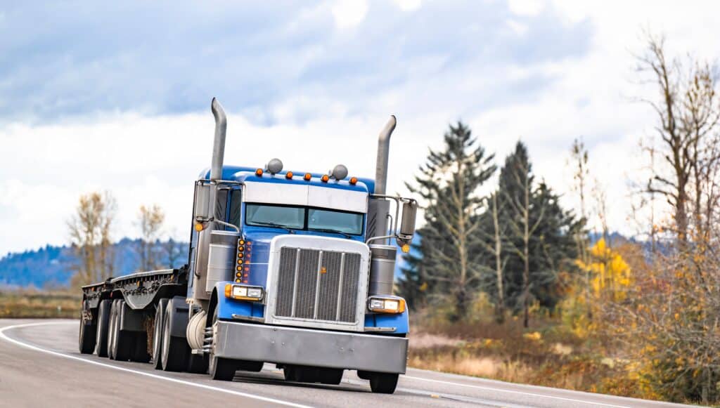 Industrial grade blue big rig