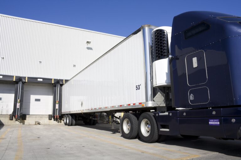 Semi leaving home terminal