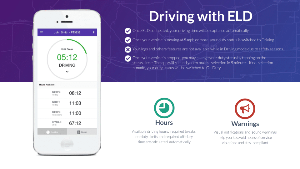 HOS247 ELD app
