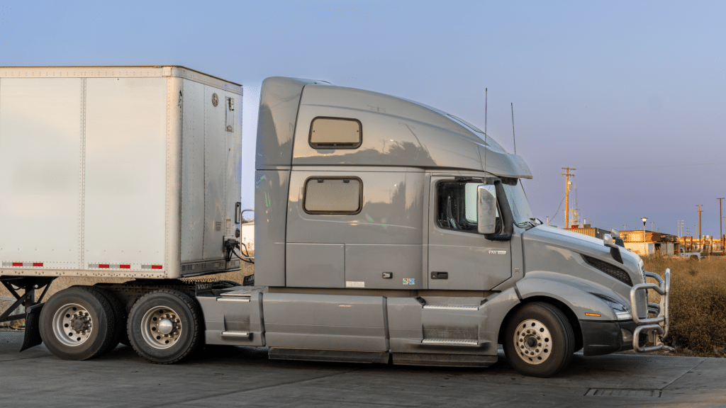 truck driving with electronic logbook