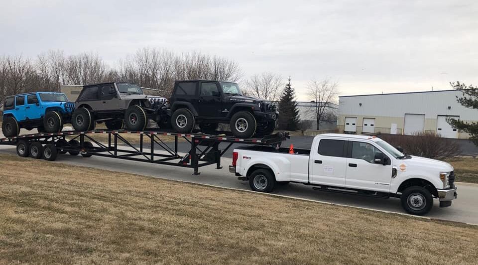 Pickup truck that requires elogs