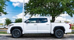 white pickup truck