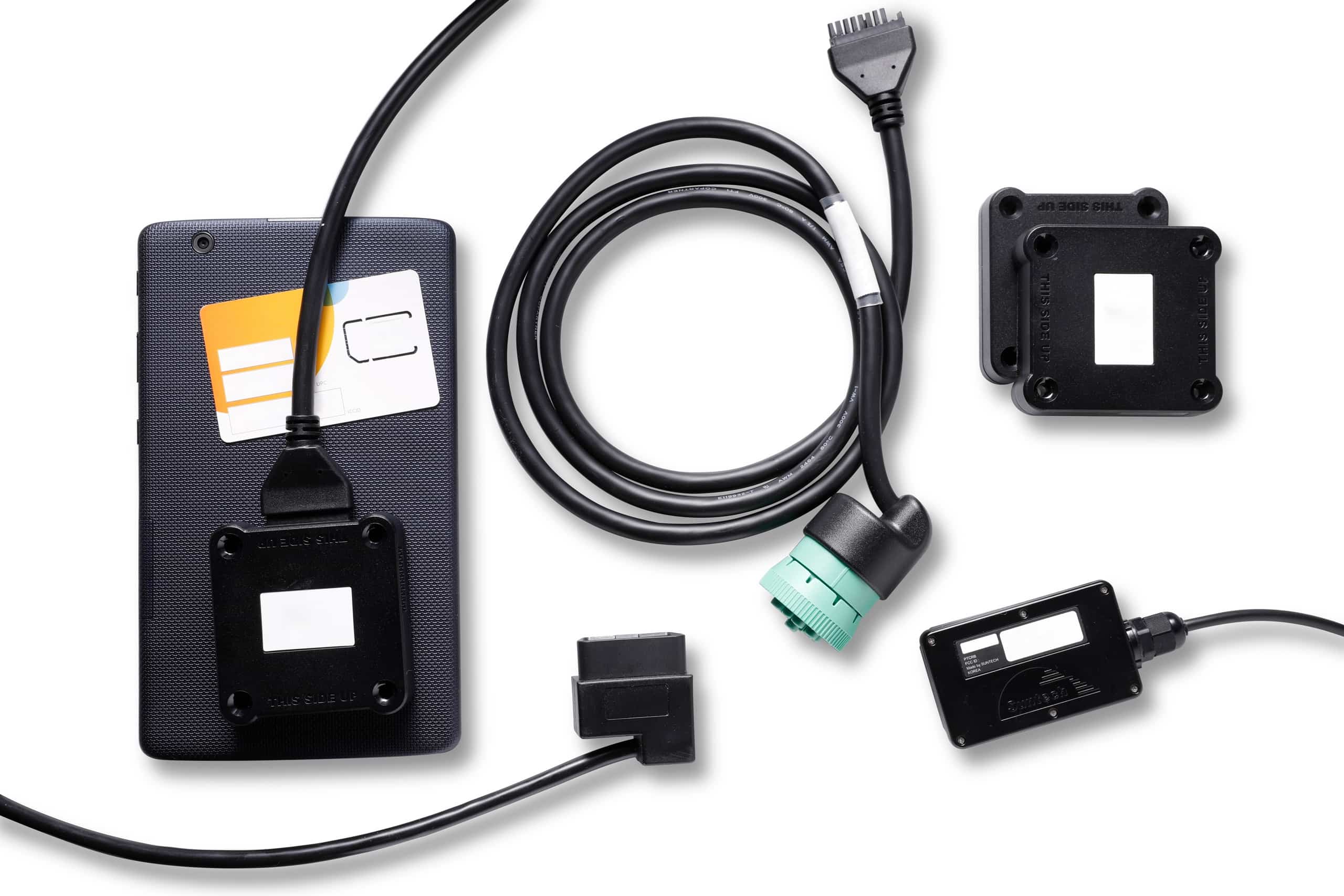 HOS247 ELD hardware and wires