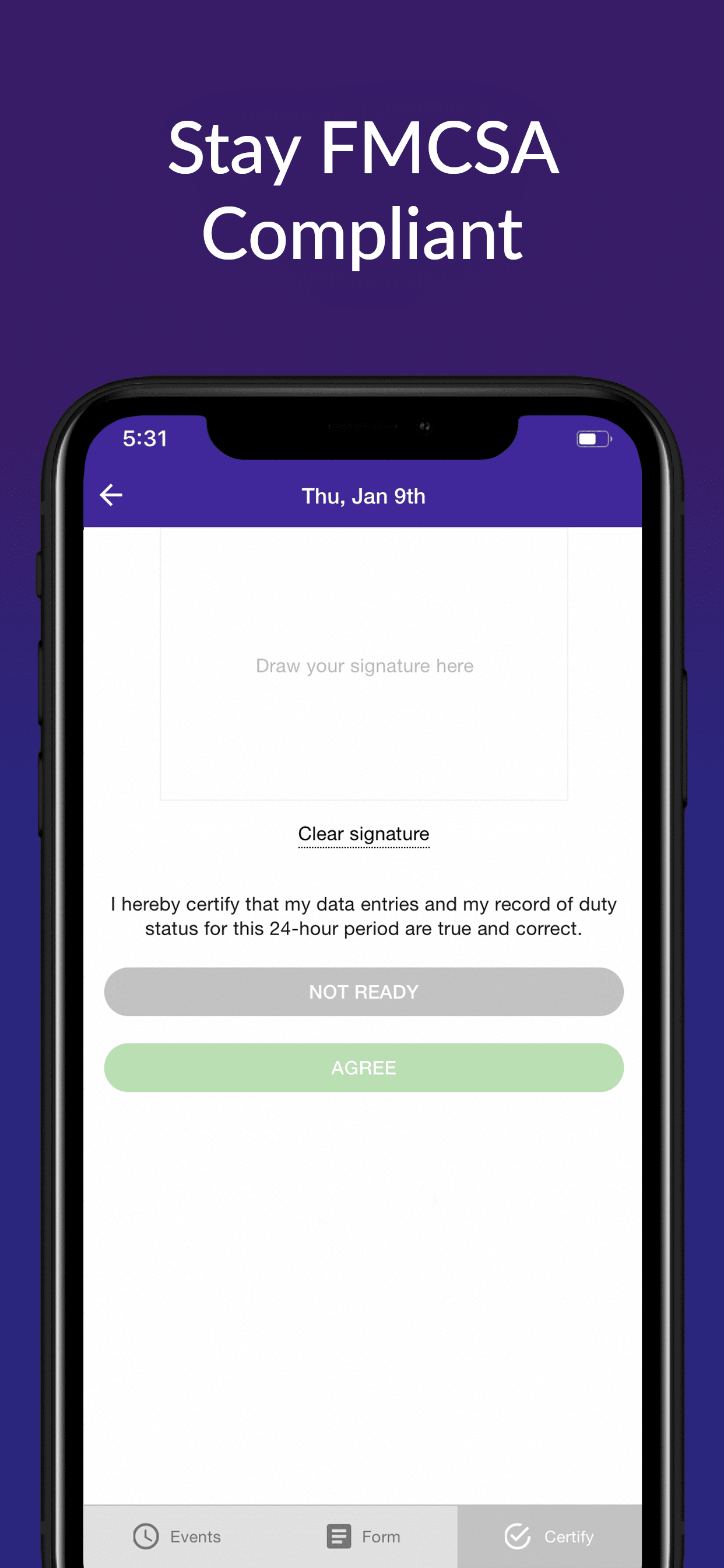 HOS247 elog app for compliance
