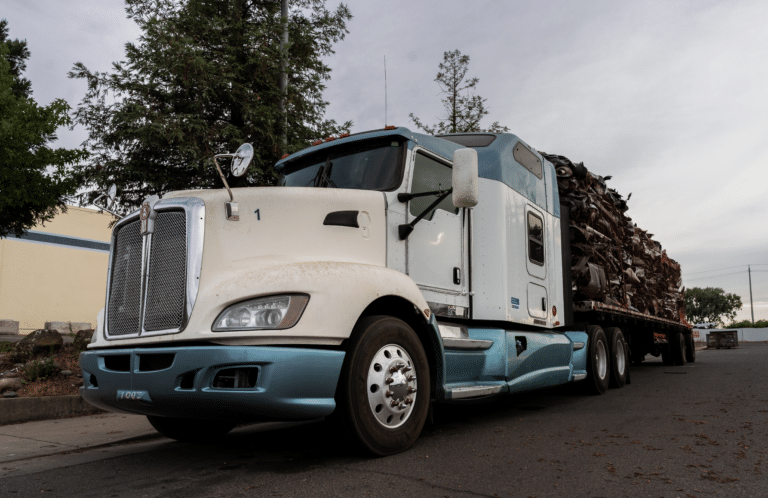 Big rig on the road