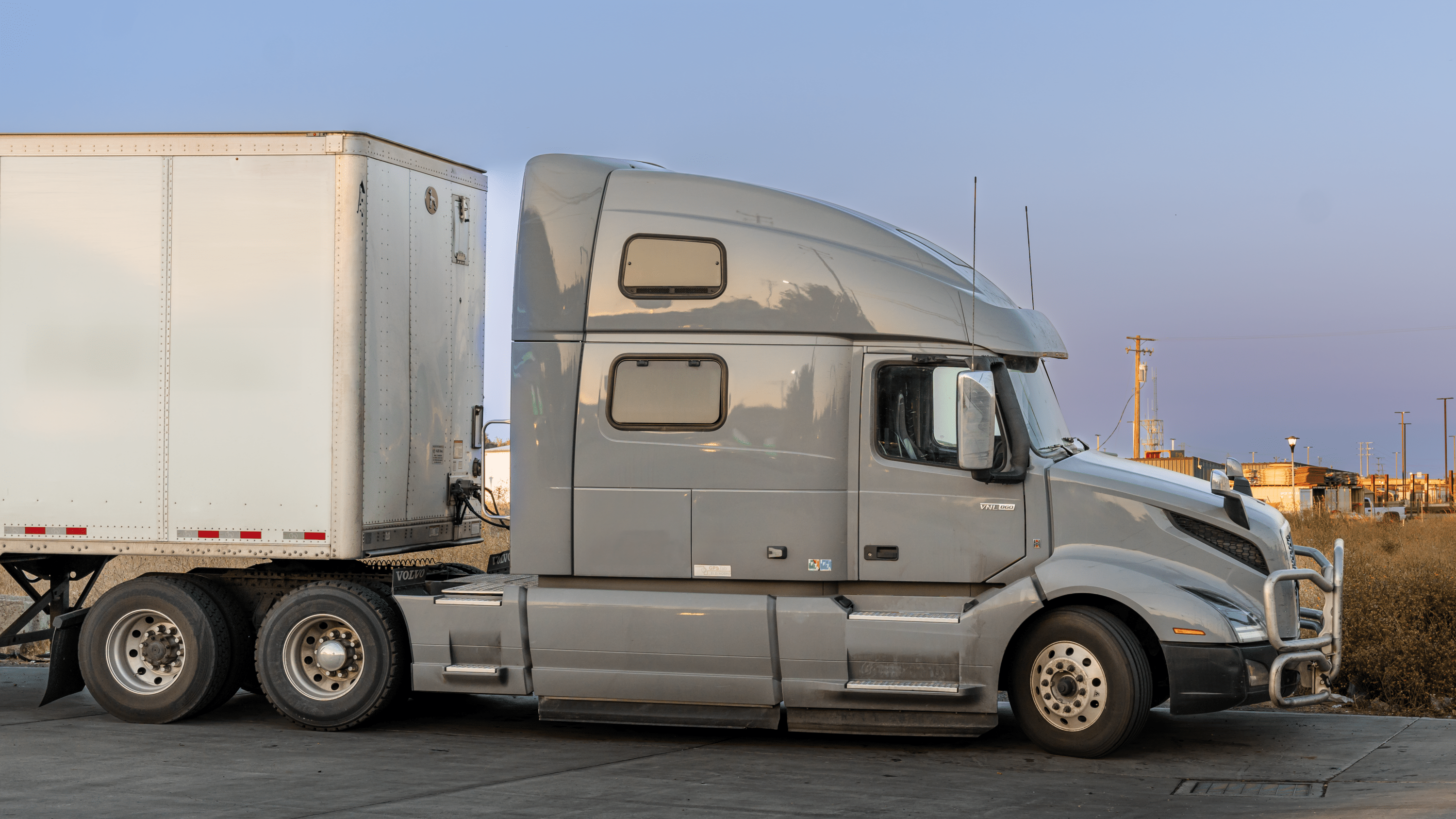 grey truck