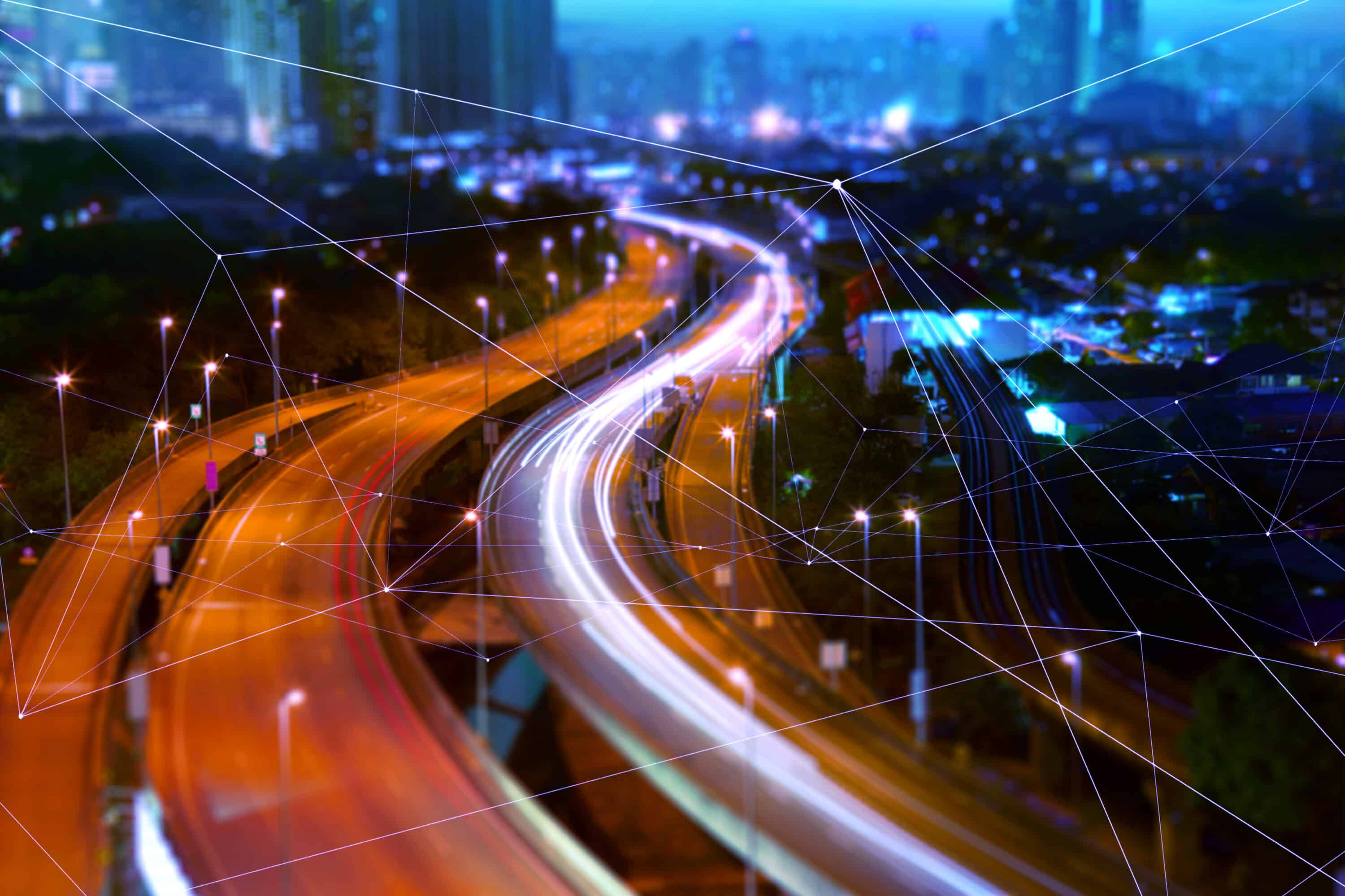Transportation in a night city