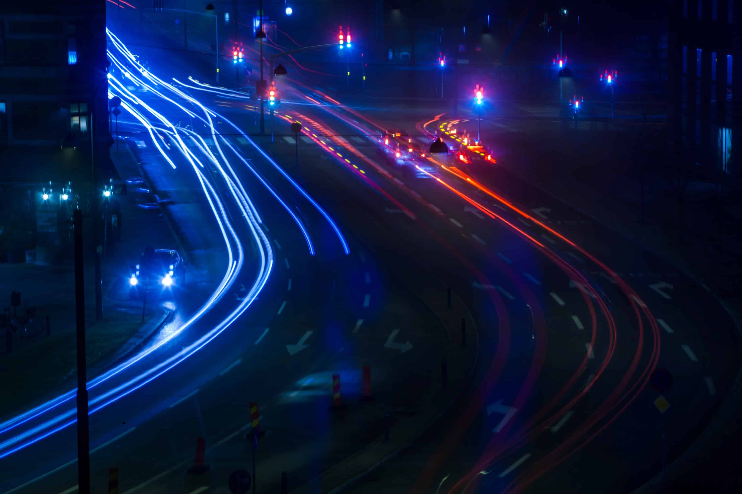 night city traffic